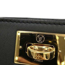 将图像加载到图库查看器中，LOUIS VUITTON On My Side Black M53826 Monogram・Tufftage Calf Leather Size MM
