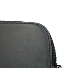 将图像加载到图库查看器中，Ferragamo Logo Shoulder Bag Black 241465 Calf Leather
