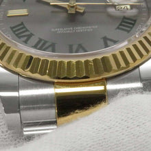 Load image into Gallery viewer, ROLEX Datejust W41mm Stainless Steel K18YG Slate Dial 126333
