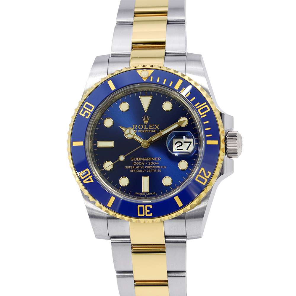 ROLEX Submariner Date W40mm Stainless Steel K18YG Blue Dial116613LB