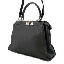 将图像加载到图库查看器中，FENDI Peekaboo  Selleria Gray 8BN226 Leather Size regular
