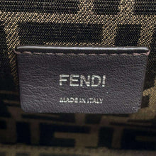 将图像加载到图库查看器中，FENDI First Beige/Silver 8BP129 Leather suede Size Small
