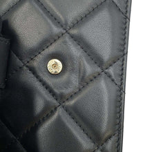 将图像加载到图库查看器中，CHANEL Matelasse Belt ChainPouch Black Lambskin
