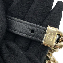 将图像加载到图库查看器中，CHANEL Matelasse Belt ChainPouch Black Lambskin
