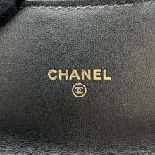 将图像加载到图库查看器中，CHANEL Matelasse Belt ChainPouch Black Lambskin
