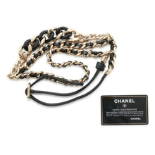 将图像加载到图库查看器中，CHANEL Matelasse Belt ChainPouch Black Lambskin
