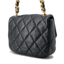 将图像加载到图库查看器中，CHANEL Flap Bag Black AS3205 Lambskin Size Mini
