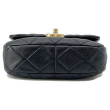 将图像加载到图库查看器中，CHANEL Flap Bag Black AS3205 Lambskin Size Mini
