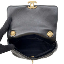 将图像加载到图库查看器中，CHANEL Flap Bag Black AS3205 Lambskin Size Mini
