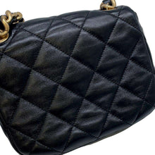 将图像加载到图库查看器中，CHANEL Flap Bag Black AS3205 Lambskin Size Mini
