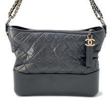 将图像加载到图库查看器中，CHANEL Gabriel de CHANEL Hobo Black A93824 Calf Leather
