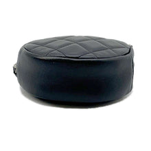 将图像加载到图库查看器中，CHANEL Matelasse Round Shoulder Bag Black AP0245 Lambskin Size Mini
