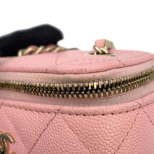 将图像加载到图库查看器中，CHANEL Matelasse Shoulder Vanity Pink AP1340 Caviar Leather Size Mini
