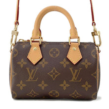 将图像加载到图库查看器中，LOUIS VUITTON Nano Speedy Brown M81085 Monogram
