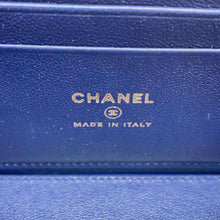 将图像加载到图库查看器中，CHANEL Vanity ChainShoulder Bag Navy AP2846 Lambskin
