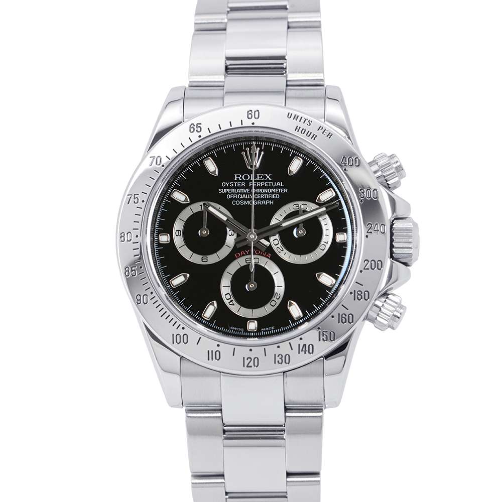 ROLEX Cosmograph Daytona W40mm Stainless Steel Black Dial116520