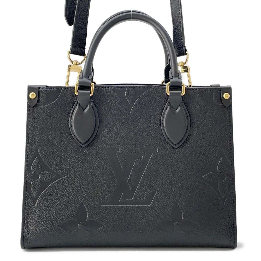 LOUIS VUITTON Onthego Noir M45653 Monogram Empreinte Leather Size PM