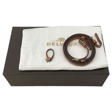 将图像加载到图库查看器中，Delvaux Cool box Brown AA0669AQY0ADNDO Leather Size Nano
