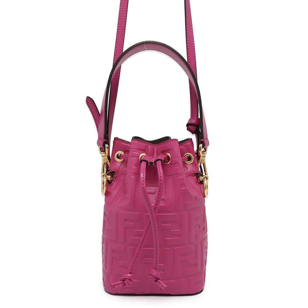 FENDI Montrezor Pink 8BS010 Leather Size Mini