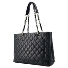 将图像加载到图库查看器中，CHANEL Matelasse GST Chain Tote Black A50995 Caviar Leather
