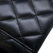 将图像加载到图库查看器中，CHANEL Matelasse 2WAY Vanity Case Black AP2199 Lambskin
