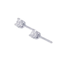 Load image into Gallery viewer, TIFFANY&amp;Co. Solitaire Diamond Stud Earrings Pt950
