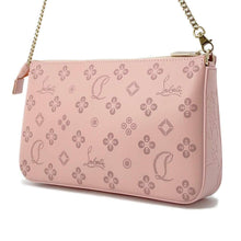 将图像加载到图库查看器中，Christian Louboutin LOUBILA Zip-up Clutch Bag Pink 3225038 Leather
