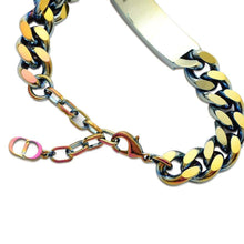 将图像加载到图库查看器中，Dior Couture Chain Link Bracelet Multicolor Metal
