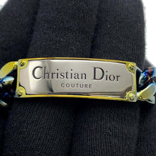 Load image into Gallery viewer, Dior Couture Chain Link Bracelet Multicolor Metal
