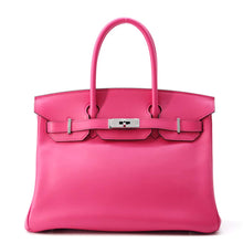 将图像加载到图库查看器中，HERMES Birkin Rose Shocking Swift Leather Size 30
