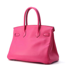 将图像加载到图库查看器中，HERMES Birkin Rose Shocking Swift Leather Size 30
