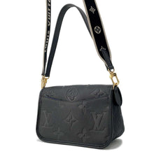 将图像加载到图库查看器中，LOUIS VUITTON Dianu Noir M46386 Monogram Empreinte Leather
