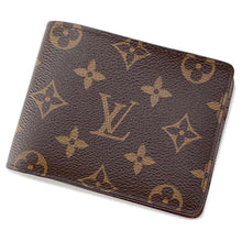 将图像加载到图库查看器中，LOUIS VUITTON Portefeuille Multiple Brown M60895 Monogram
