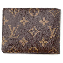 将图像加载到图库查看器中，LOUIS VUITTON Portefeuille Multiple Brown M60895 Monogram
