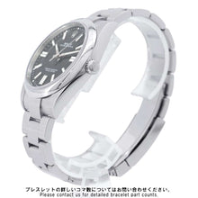 将图像加载到图库查看器中，ROLEX Oyster Perpetual W41mm Stainless Steel Black Dial 124300
