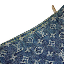 将图像加载到图库查看器中，LOUIS VUITTON Baggy Blue M95048 Monogram Denim Size GM
