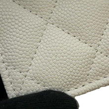 将图像加载到图库查看器中，CHANEL Matelasse Tri-Fold Wallet White AP3973 Caviar Leather
