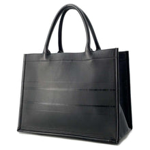 将图像加载到图库查看器中，Dior Book tote Black All leather Size Medium
