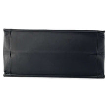 将图像加载到图库查看器中，Dior Book tote Black All leather Size Medium
