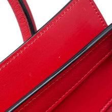 Load image into Gallery viewer, CELINE Luggage shopper Red 167793 Leather Size micro
