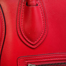 Load image into Gallery viewer, CELINE Luggage shopper Red 167793 Leather Size micro
