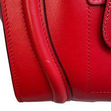 Load image into Gallery viewer, CELINE Luggage shopper Red 167793 Leather Size micro
