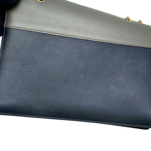 Load image into Gallery viewer, CELINE ChainShoulder Black/Gray/Red Leather
