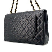 将图像加载到图库查看器中，CHANEL Jumbo Matelasse ChainShoulder Black A01094 Lambskin Size 34
