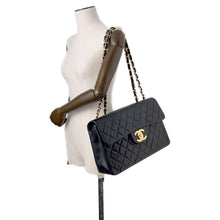 将图像加载到图库查看器中，CHANEL Jumbo Matelasse ChainShoulder Black A01094 Lambskin Size 34
