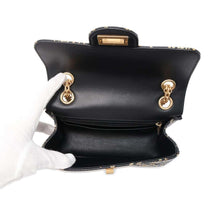 Load image into Gallery viewer, CHANEL 2.55 ChainShoulder Black/Gold AS0874 Embossed Leather
