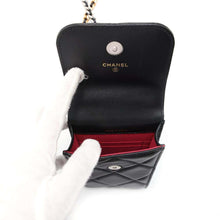 Load image into Gallery viewer, CHANEL CHANEL19 Phone Case ChainShoulder Black AP1773 Lambskin
