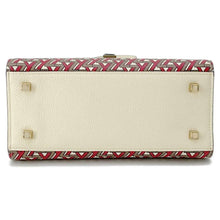 将图像加载到图库查看器中，Valextra Valextra Iside No Logo My Logo Ivory/Multicolor V5E36P Leather Size Mini
