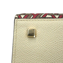 将图像加载到图库查看器中，Valextra Valextra Iside No Logo My Logo Ivory/Multicolor V5E36P Leather Size Mini
