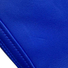 Load image into Gallery viewer, BALENCIAGA Triangle Clutch Bag Blue476976 Leather Size M
